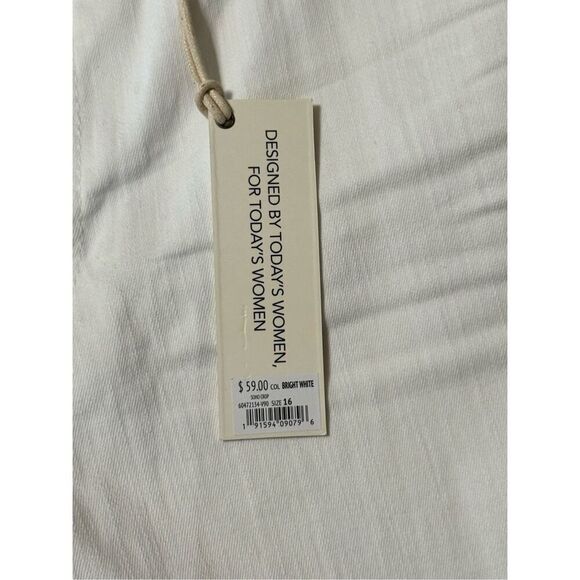 Code Bleu SOHO Crop Jeans - White Size 16 NWT - Picture 8 of 14